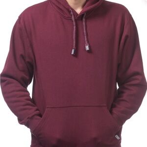Maroon pro club Hoodie